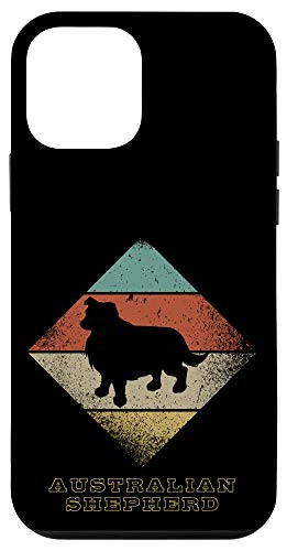 iPhone 12 mini Vintage Retro 1970s Dog Breed Australian Shepherd Case