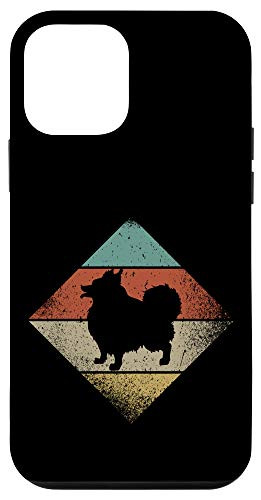 iPhone 12 mini Pomeranian Vintage Retro 1970s Dog Breed Case