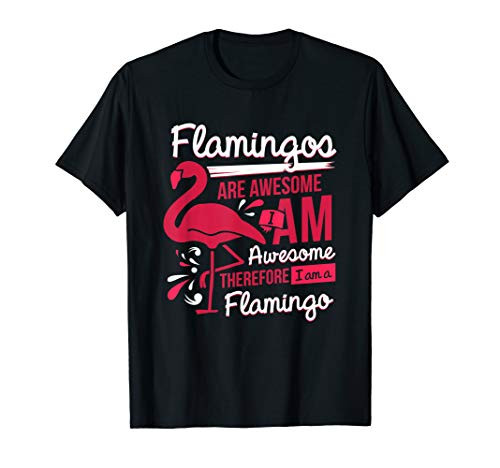 Flamingos Are Awesome I Am Awesome - Flamingo T-Shirt