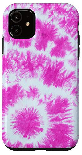 iPhone 11 Trendy Light Pink Tie Dye Pastel Aesthetic Tie Dye Pink Gift Case