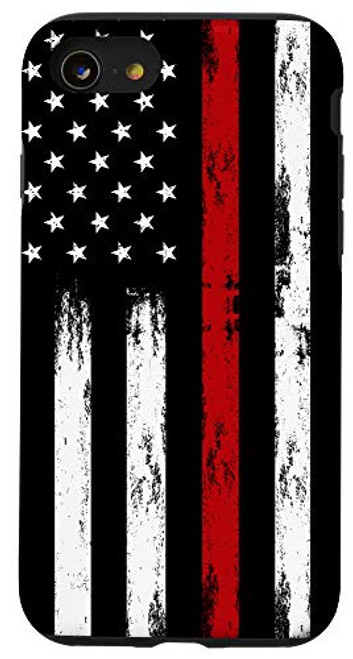 iPhone SE  2020    7   8 Fireman USA Flag Phone Case Thin Red Line US Firefighter Case iPhone SE  2020    7   8 Fireman USA Flag Phone Case Thin Red Line US Firefighter Case