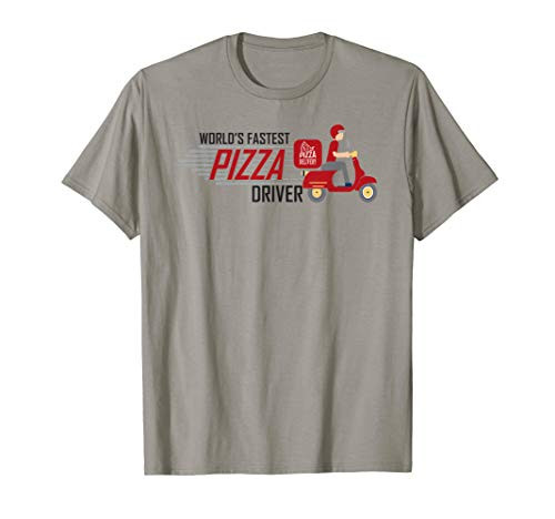 Worlds Fastest Pizza Driver pizza delivery men women kids T-Shirt