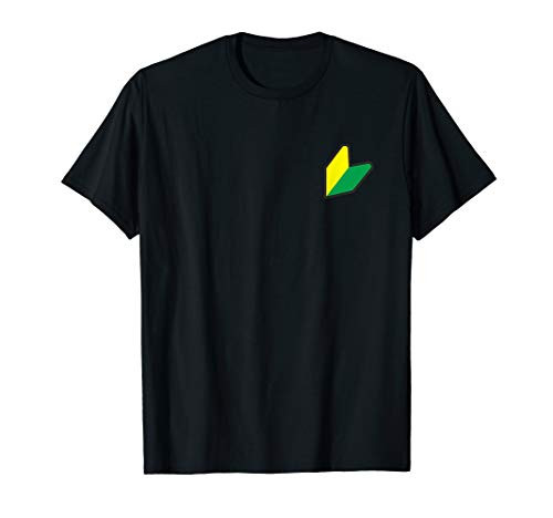 JDM Shirt  JDM Mark Beginner Driver Wakaba Shoshinsha Symbol