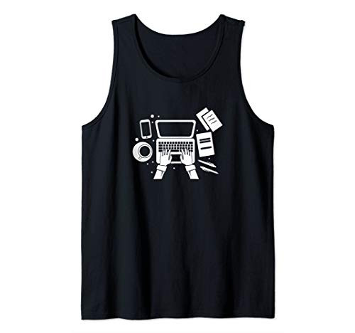 Writers Block Funny Author Writer Tank Top