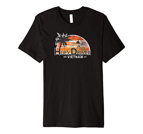 Huey Driver Vietnam  distressed  Premium T-Shirt