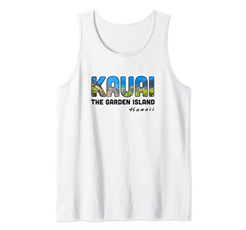 Kauai Garden Island Hawaii Tourist Vacation Hawaiian Tee Tank Top Kauai Garden Island Hawaii Tourist Vacation Hawaiian Tee Tank Top