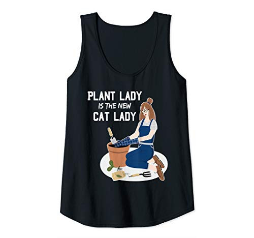 Womens Nature  and  Garden Lovers Gift - Plant Lady is The New Cat Lady Tank Top Womens Nature  and  Garden Lovers Gift - Plant Lady is The New Cat Lady Tank Top