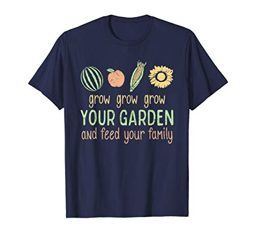 Grow Your Garden Shirt Womens Gardening Shirt Garden Gift T-Shirt