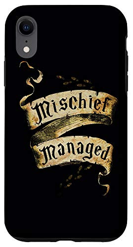 iPhone XR Harry Potter Mischief Managed Case