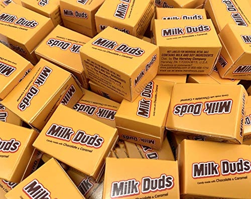 Sunny Island Milk Duds Caramel Milk Chocolate Candy Snack Size Boxes Bulk - 2 Pound Bag