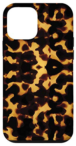 iPhone 12 mini Tortoise Shell Pattern Brown  and  Orange Exotic Turtle Shell Case