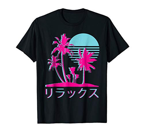 Aesthetic Vaporwave T Shirt Retro 1980s 1990s Otaku Tee Aesthetic Vaporwave T Shirt Retro 1980s 1990s Otaku Tee