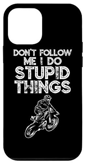 iPhone 12 mini Dont Follow Me i Do Stupid Things Funny Motocross Dirt Bike Case iPhone 12 mini Dont Follow Me i Do Stupid Things Funny Motocross Dirt Bike Case