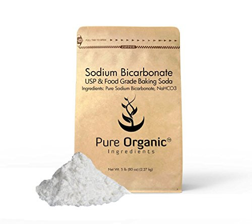 Sodium Bicarbonate, 5 lb (80 oz) Baking Soda, Highest Purity, Food Grade, Eco-Friendly Packaging (Also available in 4 oz, 1 lb, 2 lb, 50 lb) Sodium Bicarbonate, 5 lb (80 oz) Baking Soda, Highest Purity, Food Grade, Eco-Friendly Packaging (Also available in 4 oz, 1 lb, 2 lb, 50 lb)