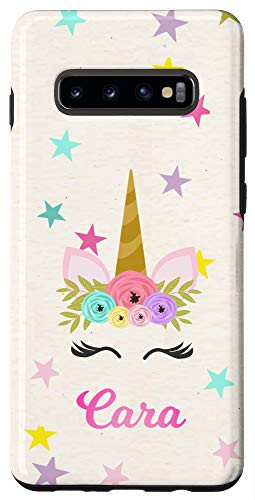 Galaxy S10 plus  Cara Unicorn Personalized Gift Name for Girls Case