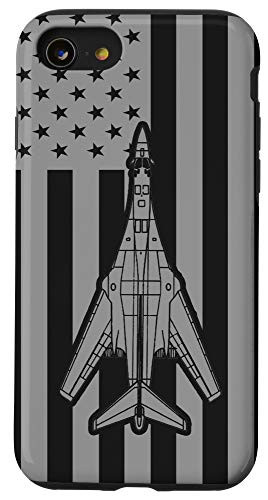iPhone SE  2020    7   8 B-1 Lancer Supersonic Bomber Airplane American Flag Design Case