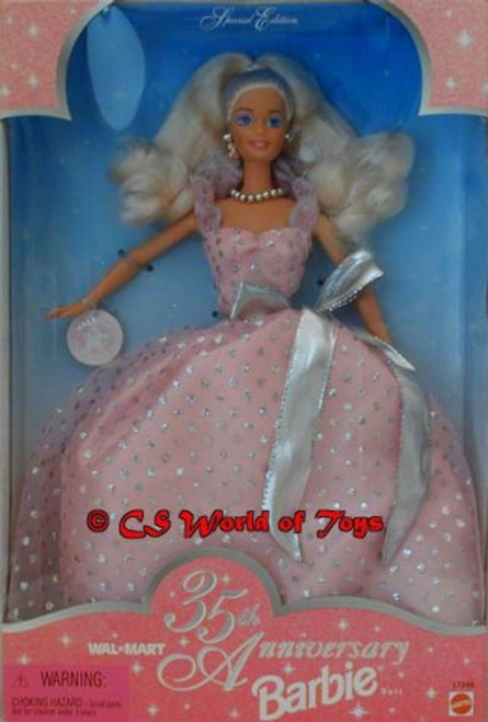 35th Anniversary Barbie Doll 1997 Walmart Special Edition 35th Anniversary Barbie Doll 1997 Walmart Special Edition