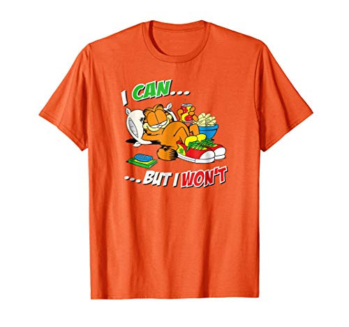 Garfield I Can But I Wont T Shirt