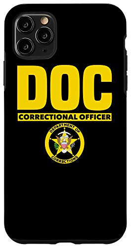 iPhone 11 Pro Max Correctional Prison Officer Thin Gray Line Flag Duty Case