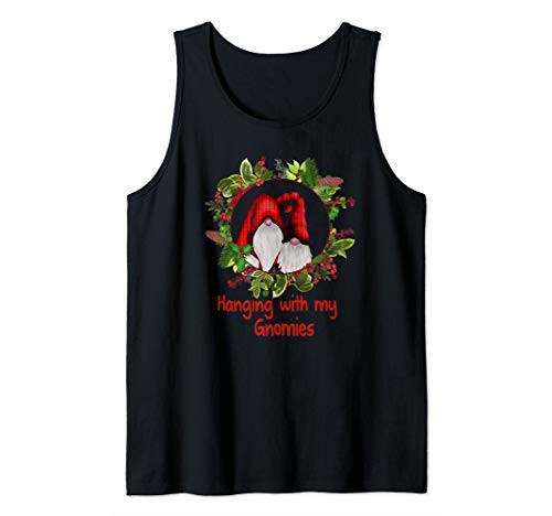 Santa Claus Garden Gnome Merry Christmas - Christmas Gnome Tank Top