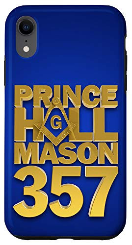 iPhone XR Masonic Mobile Case Prince Hall Freemason Square  and  Compass Case