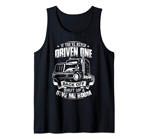 Funny Proud Trucker Papa Fathers Day 2021 Trucking Driver Tank Top