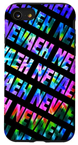 iPhone SE  2020    7   8 Custom Nevaeh Phone Cover Black Personalized Tie Dye Case
