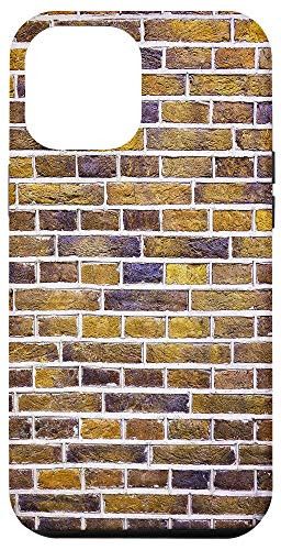 iPhone 12 Pro Max Case - purple and yellow brick wall pattern phone Case