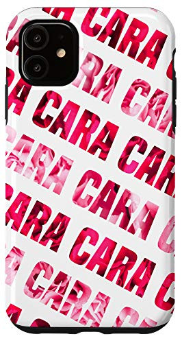 iPhone 11 Custom Cara Phone Cover Pink Red White Personalized Case