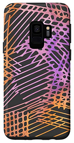 Galaxy S9 Case - watercolor lines geometric abstract pattern phone Case