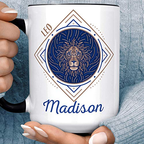 Leo Personalized Zodiac Sign Coffee Mug Custom Horoscope Ceramic Cup Microwave Dishwasher Safe Leo Personalized Zodiac Sign Coffee Mug Custom Horoscope Ceramic Cup Microwave Dishwasher Safe
