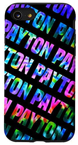 iPhone SE  2020    7   8 Custom Payton Phone Cover Black Personalized Tie Dye Case