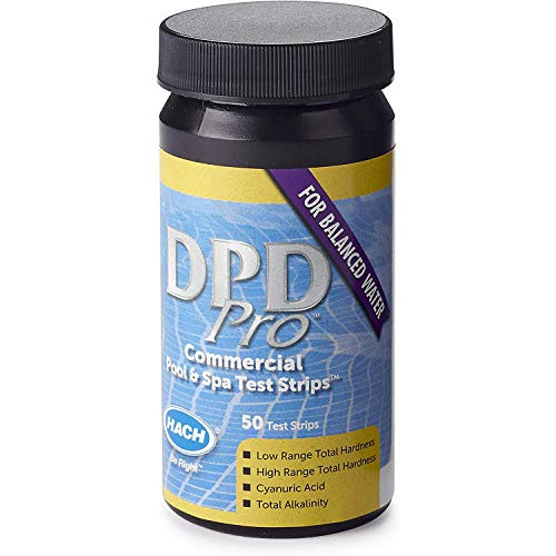 Hach DPD Pro 4-Way Pool and Spa Test Strip Refill - 50 Count Bottle