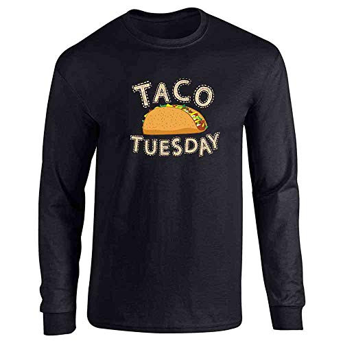 Taco Tuesday Cinco de Mayo Funny Cute Mexican Food Black XL Full Long Sleeve Tee T-Shirt Taco Tuesday Cinco de Mayo Funny Cute Mexican Food Black XL Full Long Sleeve Tee T-Shirt
