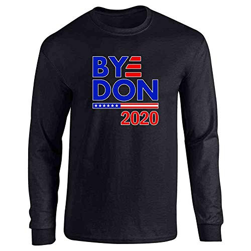 Bye Don 2020 Joe Biden 2020 Funny Campaign Black XL Full Long Sleeve Tee T-Shirt