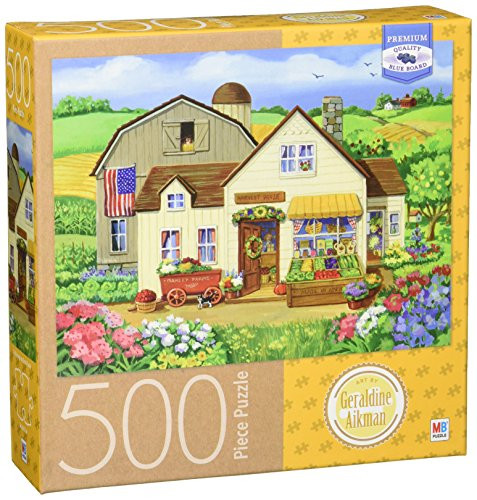 Cardinal Industries Geraldine Aikman Harvest House Puzzle  500 Piece