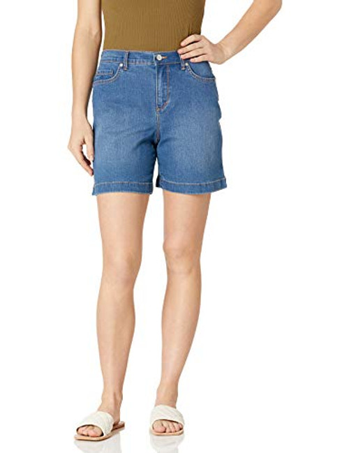 Gloria Vanderbilt Womens Amanda Basic Jean Short La Brea 14