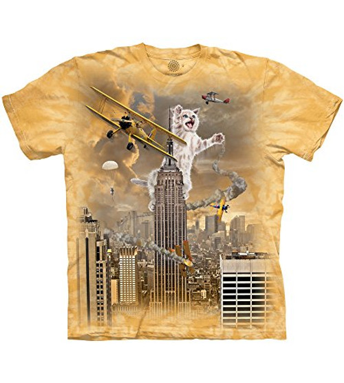 The Mountain King Kitten Adult T-Shirt Yellow XL The Mountain King Kitten Adult T-Shirt Yellow XL