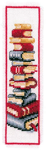 Vervaco Cross Stitch Bookmark Book Lover 2.4 inch  x 8 inch