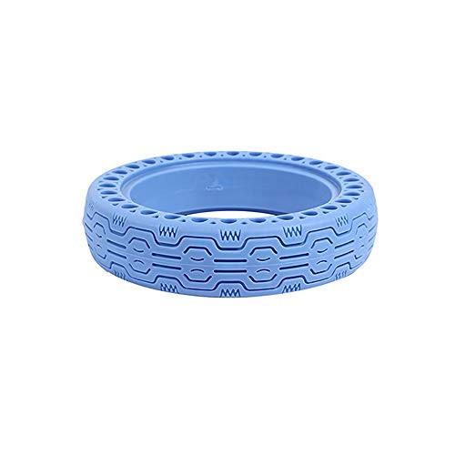 Konesky Fluorescent TireElectric Scooter Tire 8.5 Inches Solid Tire Replacement for Xiaomi Mijia m365 Scooter Wheels Replacement Front or Rear Honeycomb Rubber Solid Tire Blue