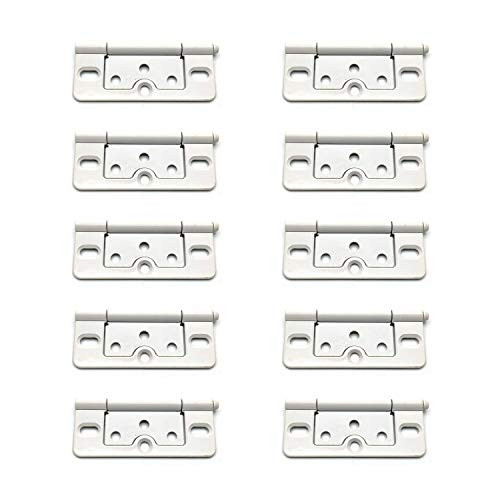 Non Mortise Hinges10-PackAddlike 3 inch  Hinge Specially White Color Hinges for Kitchen Cabinets