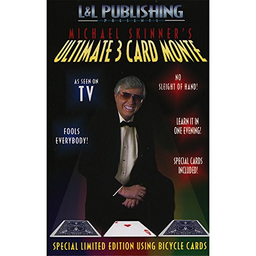Murphys Magic 3 Card Monte Card Trick Skinner  Red