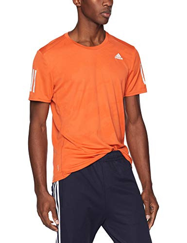adidas Mens Running Response Short Sleeve Tee Raw Amber XX-Large