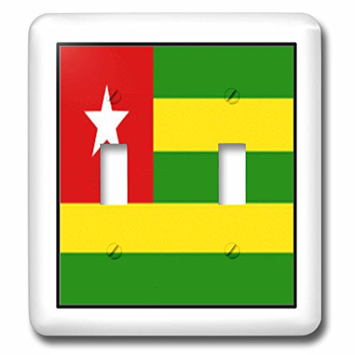 3dRose lsp_98513_2 Photo Of Togo Flag Button Double Toggle Switch