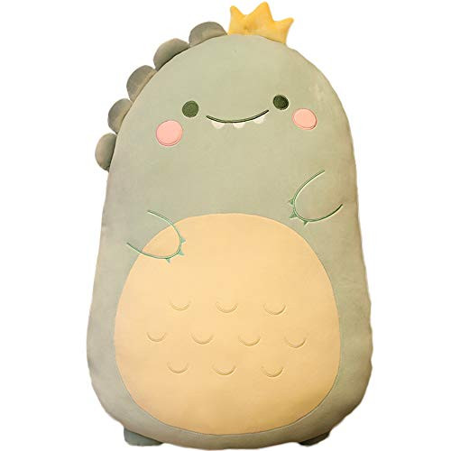 Ruzucoda Plush Dinosaur Hugging Animal Pillows Stuffed Toys Cute Decorative Pillow Cushion Sofa Decorations Green 15.7 Inches