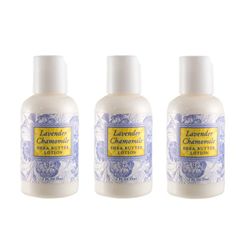 Greenwich Bay Trading Co. Shea Butter Mini-Lotions in inch Lavender Chamomile inch  3-Pack