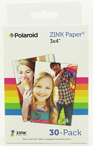 Polaroid 3x4 inch  Instant Film   ZINK Paper for Z340 Camera  30 Color Prints