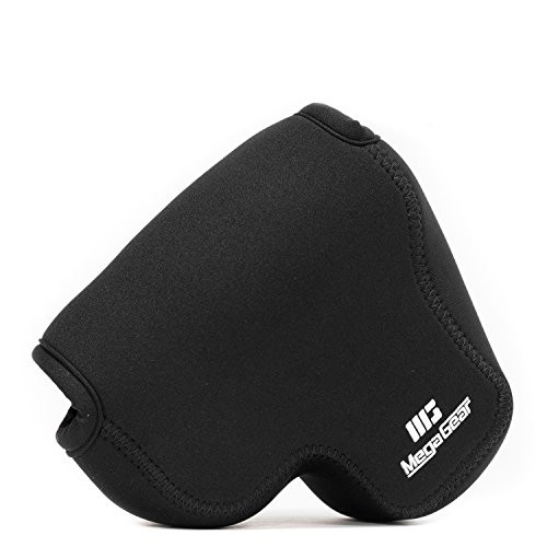 MegaGear ''Ultra Light'' Neoprene Camera Case Bag with Carabiner for Canon PowerShot SX60 HS Digital Camera (Black)