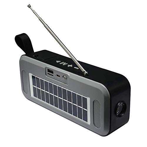 Bluetooth Speakers Portable Bluetooth Speaker Wireless Waterproof Outdoor Portable Solar Bluetooth 5.0 Speaker 5W 55H Playtime Stereo Sound Power Bank LED Light for Home PartyShowerTravel