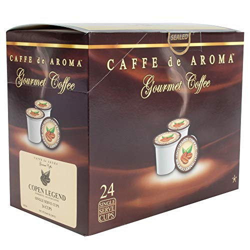 Caffe de Aroma Copen Legend Coffee Single Serve Cups - 24 Box